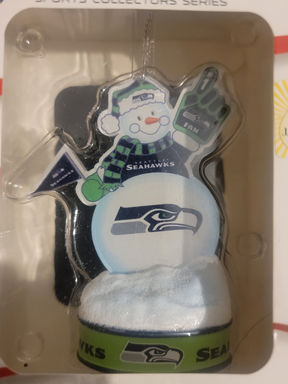 NFL Seattle Seahawks light up ornament